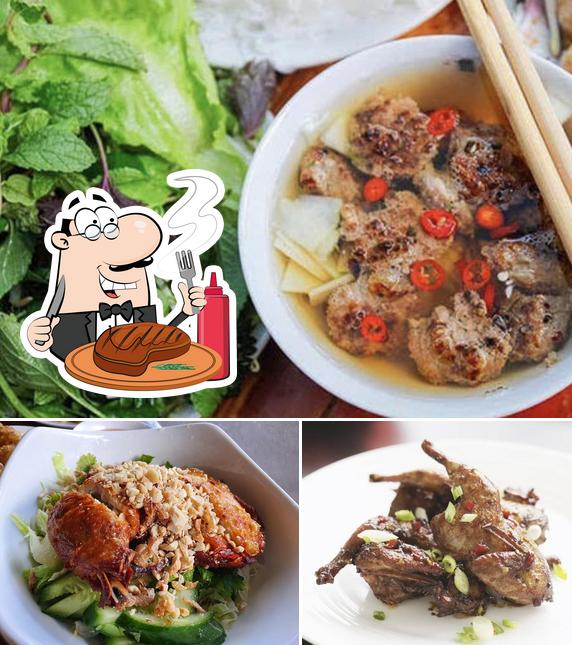 Tómate una receta con carne en Pho Nam Dinh Leichhardt