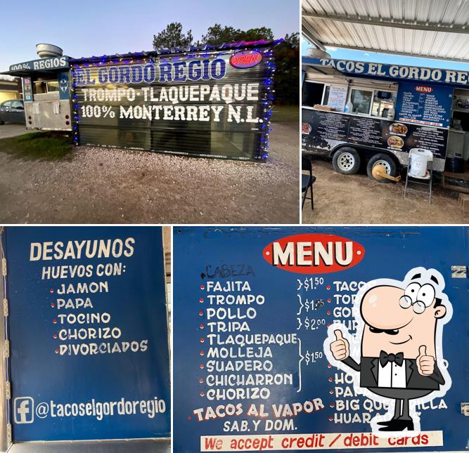 Tacos El gordo Regio in Porter Restaurant menu and reviews