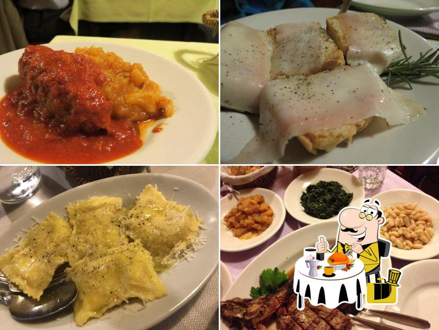 Cibo al Ristorante del Fagioli