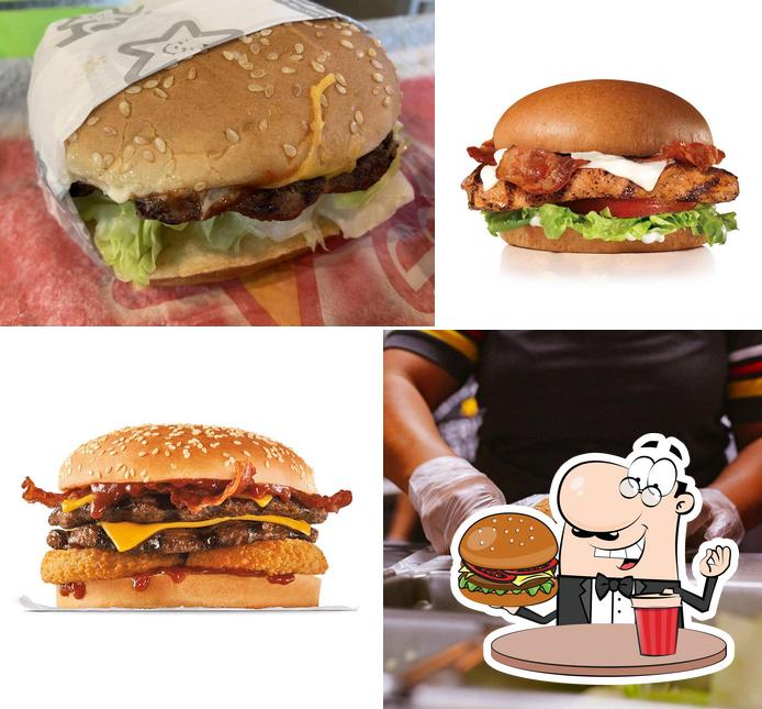 Try out a burger at Carl’s Jr