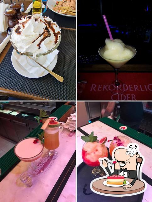 Dionysos Cafe Lounge & Cocktail Bar propose une sélection de desserts