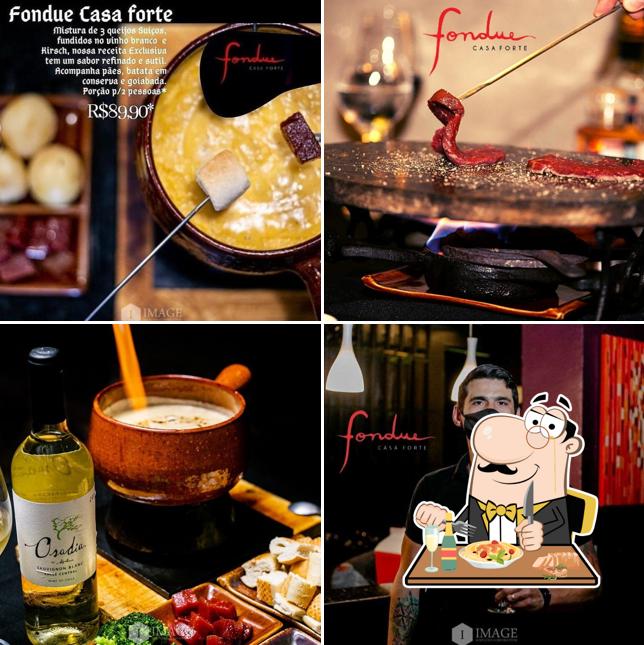Comida em Fondue Casa Forte