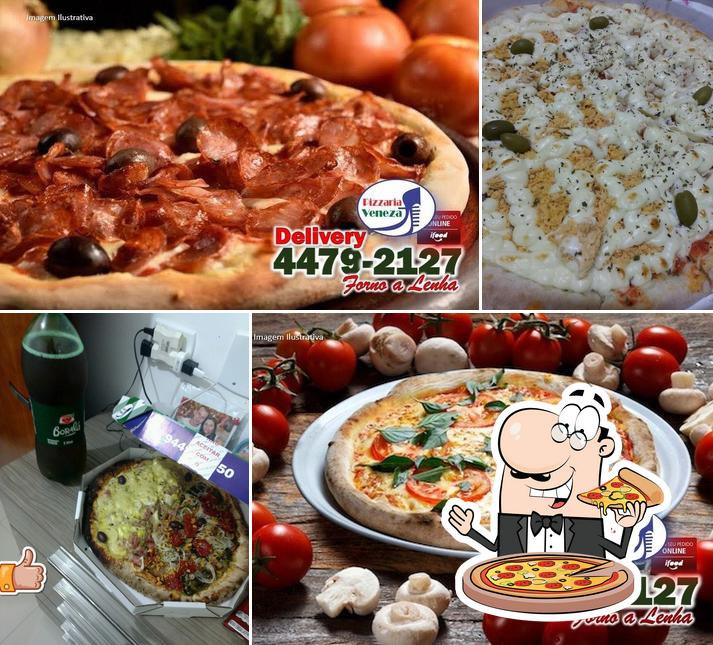 Peça pizza no A VENEZA PIZZARIA