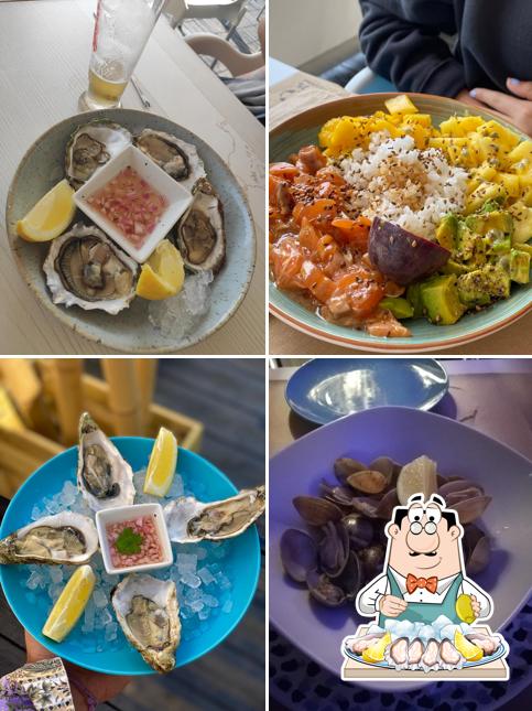 Try out seafood at Calixtos Beach Bar & Restaurant