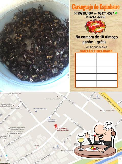 Platos en Caranguejo do Espinheiro