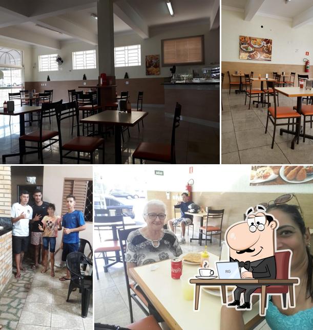 O interior do Pastelaria e Bar Cruzeiro