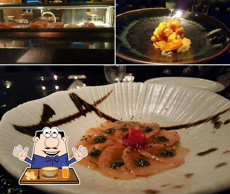 Platos en Black Sheep Sushi Bar