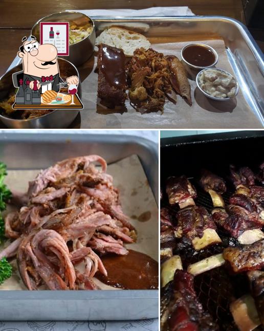 Pide una receta con carne en Holy Hog American Barbecue
