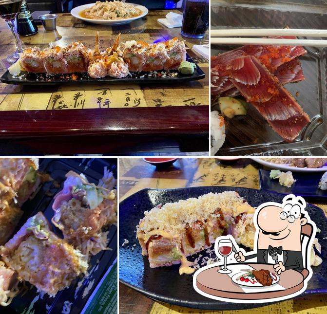Get meat dishes at Yuki Sushi & Hibachi