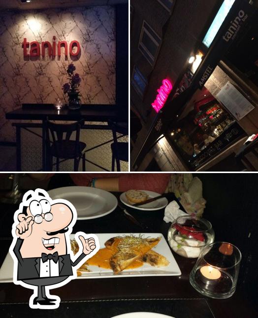Estas son las fotografías que muestran interior y comida en Tanino