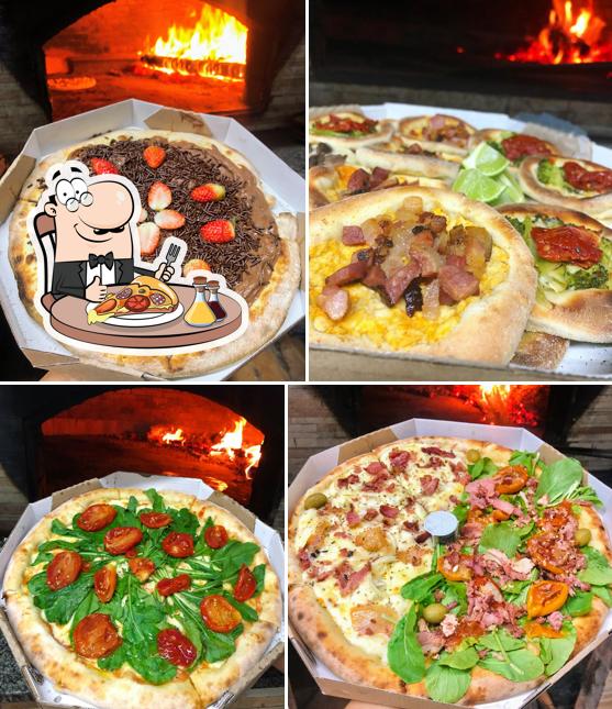 Experimente pizza no Cantinho da Pizza