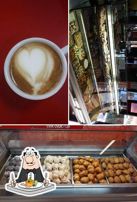 Tra le diverse cose da Bar Coffee Break si possono trovare la cibo e bevanda