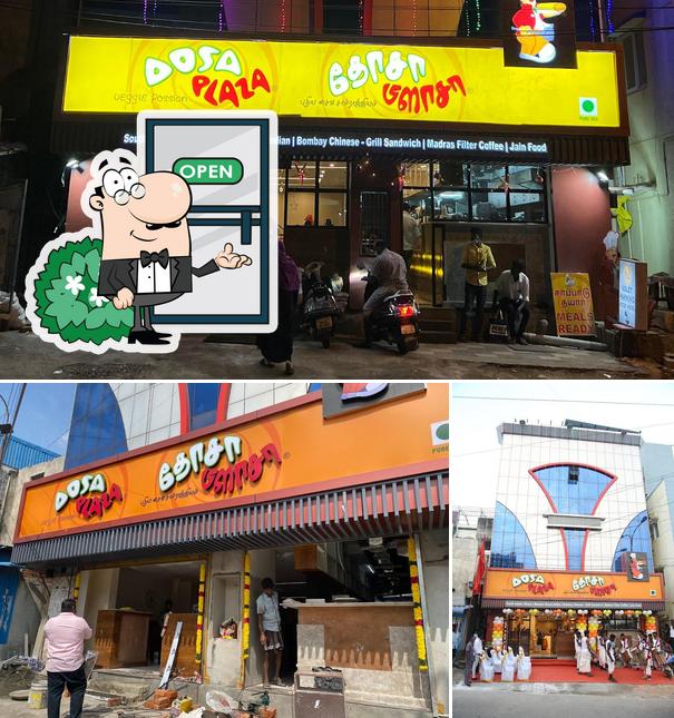 The exterior of Dosa Plaza