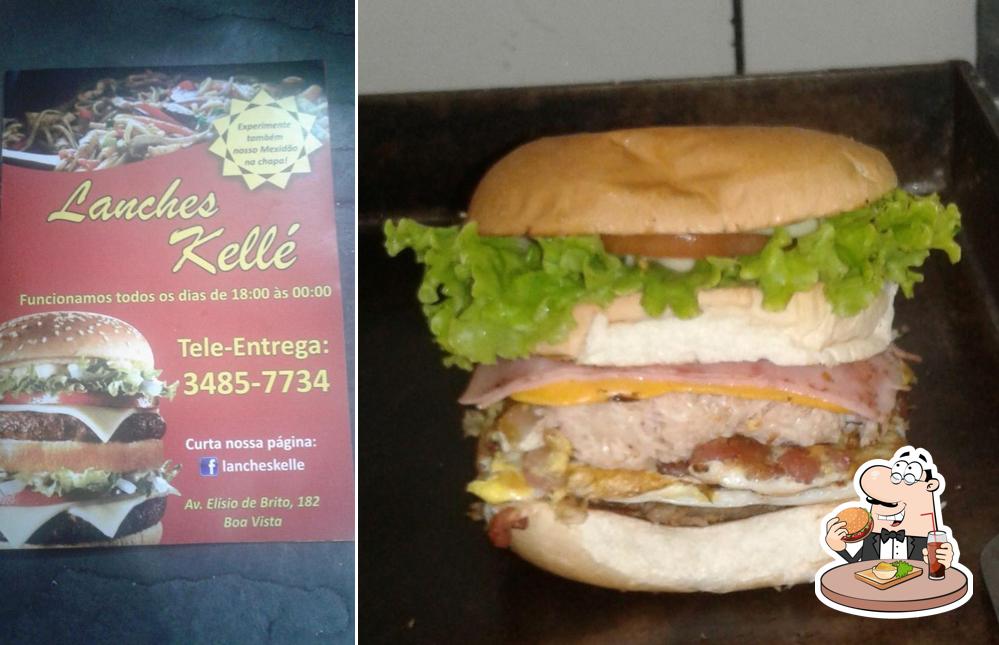 Hambúrguer em Lanches Kellé