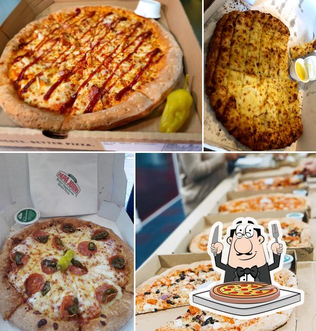 Bestellt diverse Variationen von Pizza