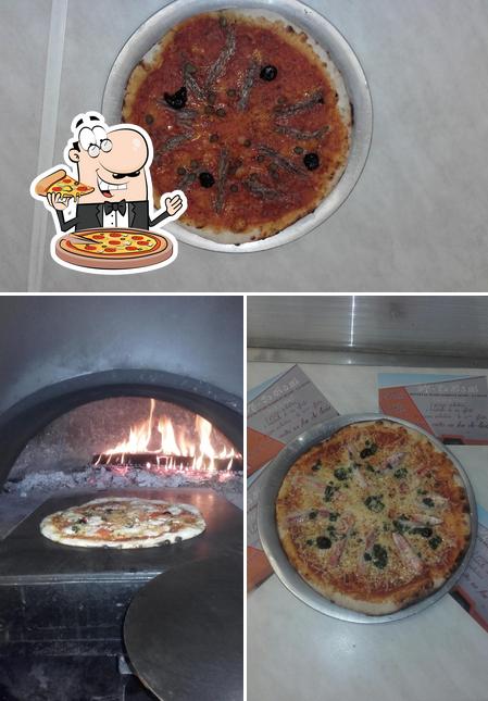 A le camion a pizza feux de bois, vous pouvez profiter des pizzas