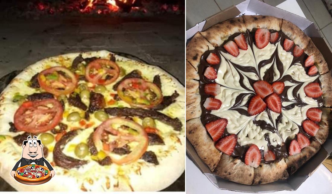 No Mãna Di Pizzaria, você pode provar pizza