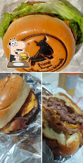 Consiga um hambúrguer no Prime burguer