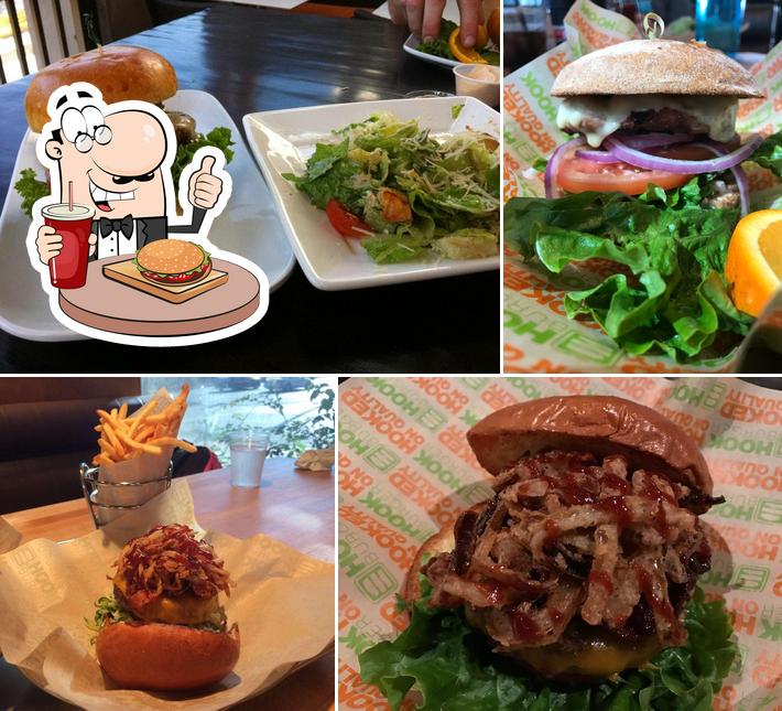 Hook Burger, 3453 E Foothill Blvd in Pasadena Restaurant menu and reviews