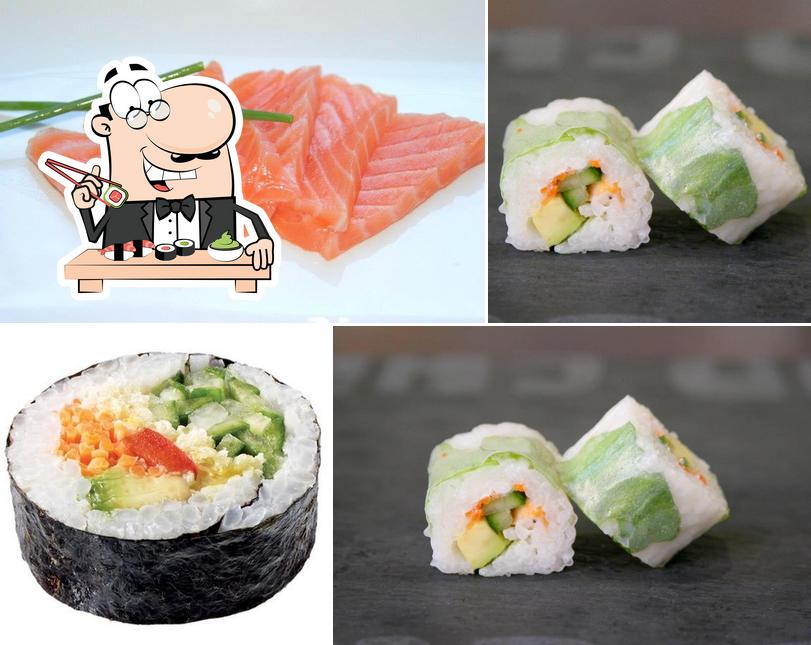 Les sushi sont offerts par Canteen Shop