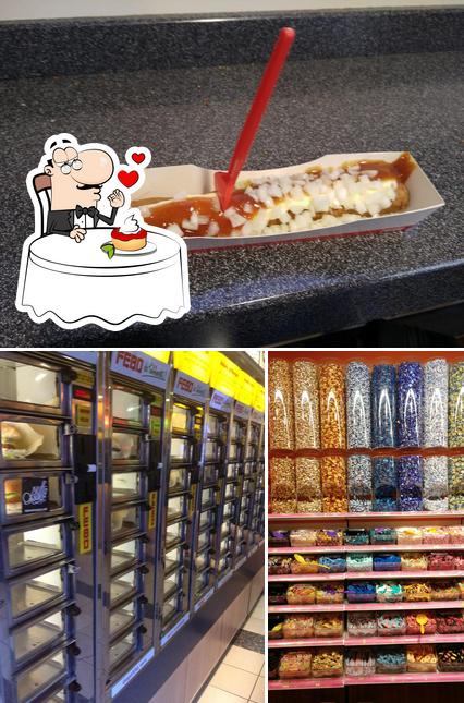 FEBO Amsterdam - Reguliersbreestraat offre une éventail de plats sucrés