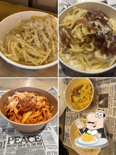 Spaghetti alla carbonara al Pastaeat la pastapoke