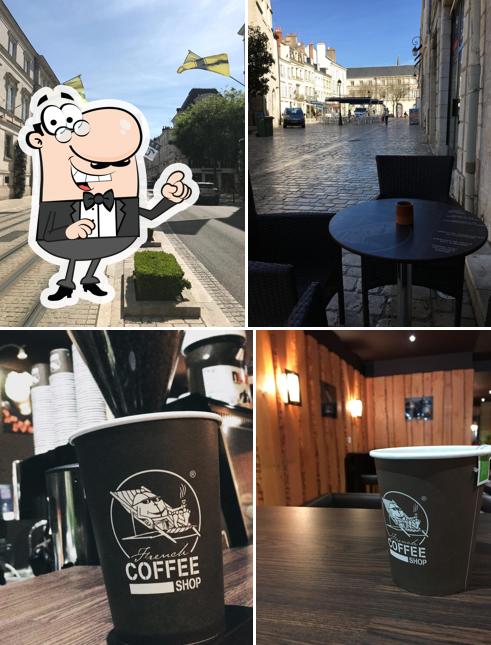 Jetez un coup d’œil à quoi ressemble French Coffee Shop à l'extérieur