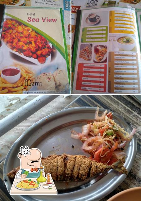 Food at Meninos Sea View Restaurant & Bar