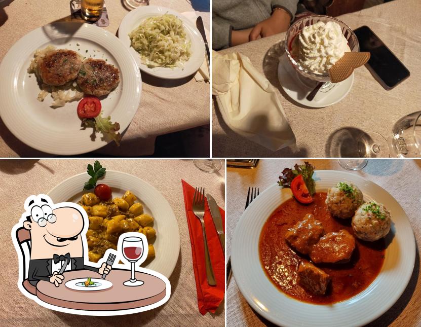 Cibo al Ristorante Walde Alm