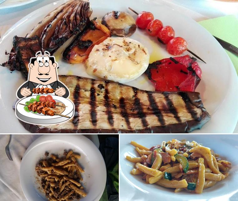 Platti al Ristorante Alle Aie sul Lago