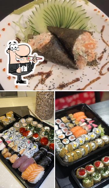 Prove diversas opções de sushi