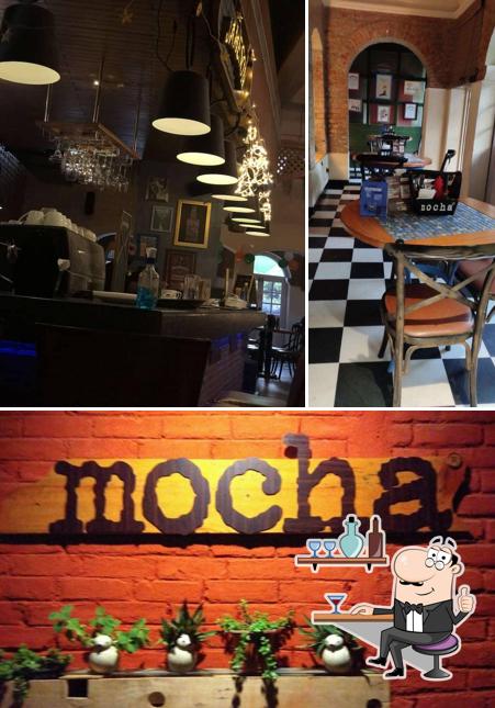 The interior of Mocha