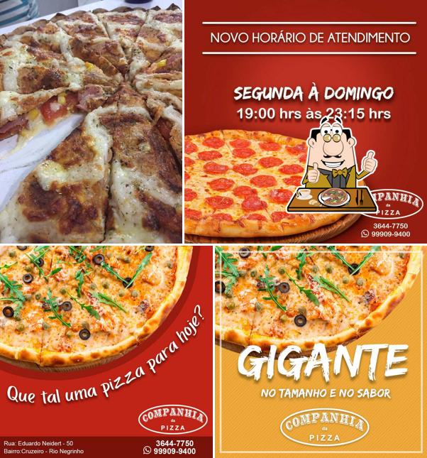 Consiga diversos tipos de pizza