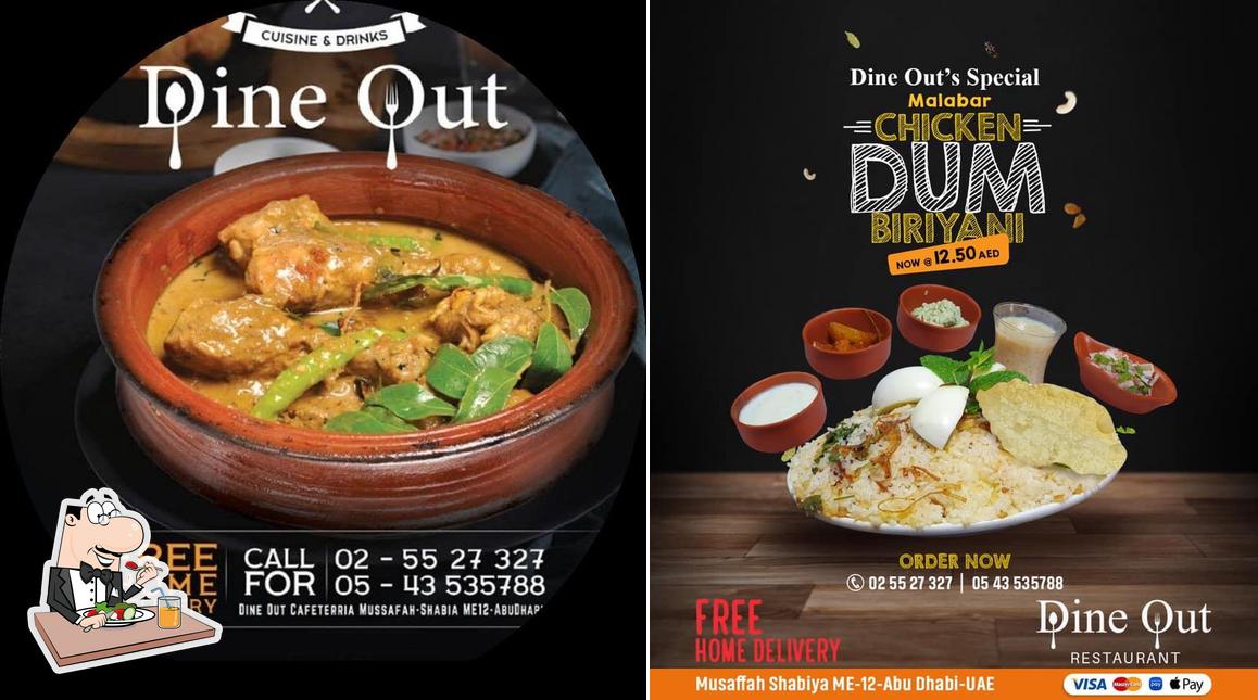 Comida en Dine Out Restaurant