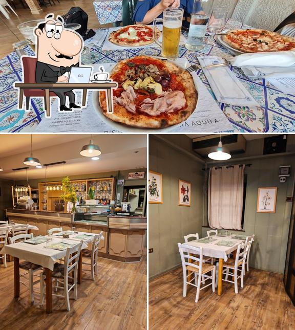 Gli interni di Pizzeria Aquila