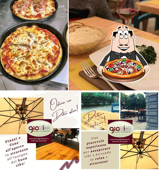 Prenez des pizzas à GioWine