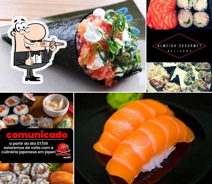 Experimente diversas opções de sushi