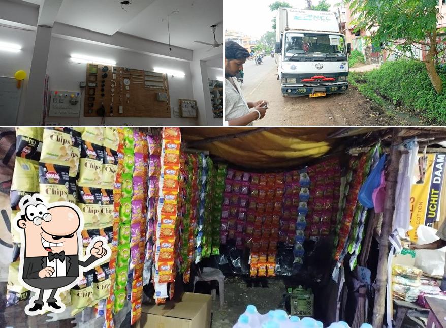 The interior of Babu tea stall & house electrician work