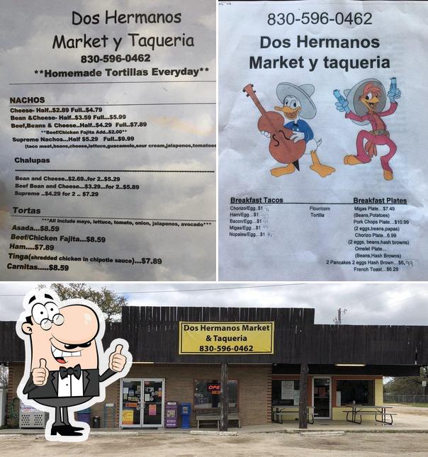 Look at the photo of Dos Hermanos Market & Taqueria