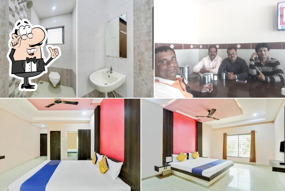 The interior of Hotel Aditya and Sanskruti lodge