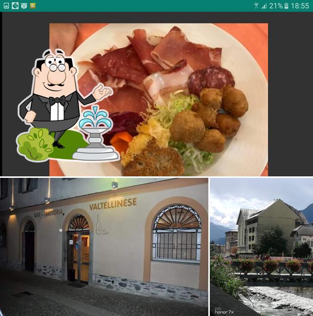 Guarda la foto che raffigura la esterno e cibo di Trattoria Valtellinese