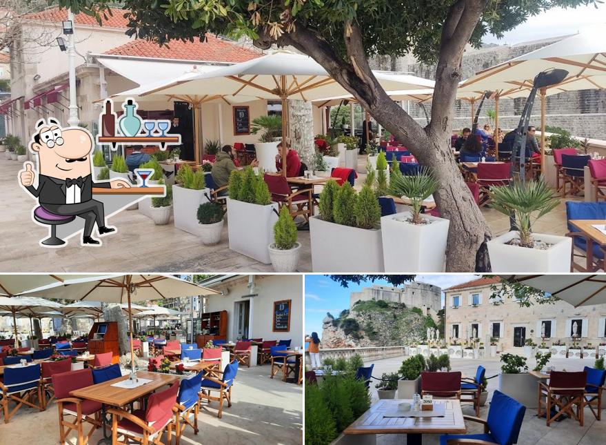 Gli interni di Dubravka 1836 Restaurant & Cafe