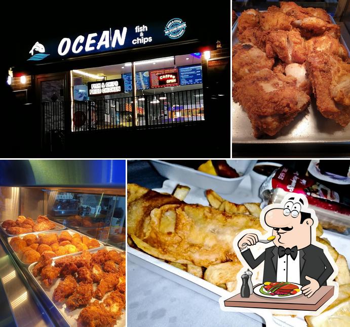 Ocean Fish & Chips in Benllech Restaurant menu and reviews