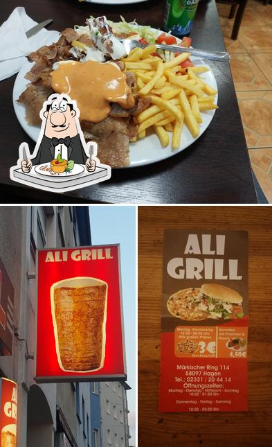 The photo of Ali Grill’s food and beer