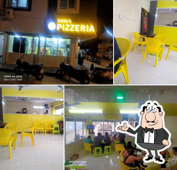 The interior of CHIRU'S PIZZERIA