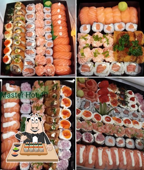 Peça diversas opções de sushi