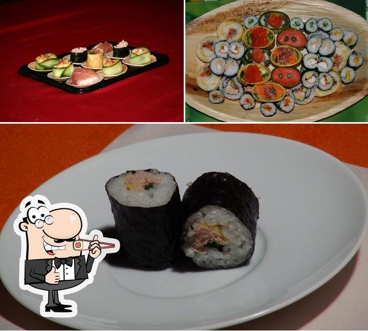 Prenditi le varie opzioni di sushi