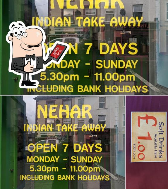 Look at the pic of Nehar Indian Takeaway