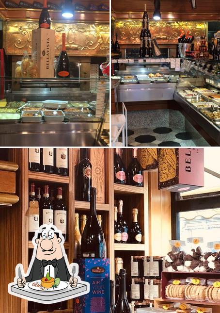 Among various things one can find food and wine at Rosticceria Galli