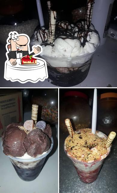 Rainha E Rei Do Açaí serve uma variedade de pratos doces